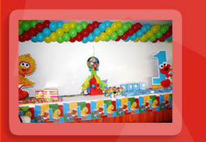 todo incluido para fiestas infantiles. Decoracion, alimentos, juegos y mas.